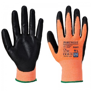 Portwest A643 Nitrile Foam Coated Amber Gloves