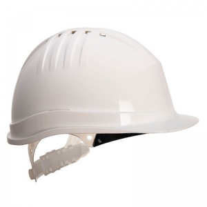 Portwest PS60 Expertline Industrial Ventilated Work Safety Helmet (White)