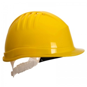 Portwest PS60 Expertline Industrial Ventilated Work Safety Helmet (Yellow)