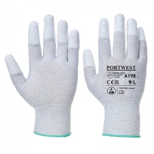 Portwest A198GR Anti-Static Lightweight Grey Gloves