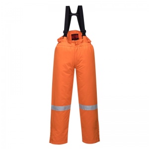 Portwest AF83 Araflame Orange Insulated Flame-Resistant Salopettes