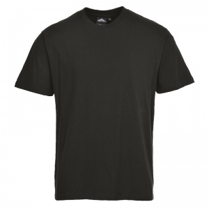 Portwest B195 Black Cotton Work T-Shirt (6 Pack)