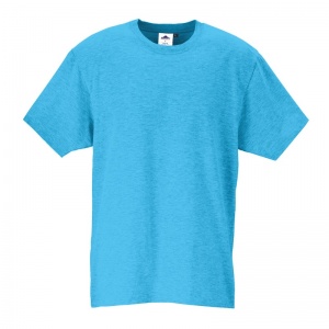 Portwest B195 Light Blue Cotton Work T-Shirt