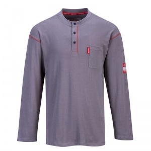 Portwest FR02 Grey Bizflame FR Cotton Shirt