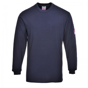 Portwest FR11 Navy Anti-Static Flame Resistant Work Shirt
