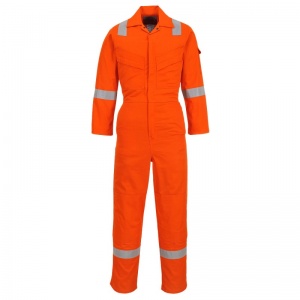 Portwest FR28 Bizflame Orange Anti-Static Lightweight Work Coveralls