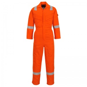 Portwest FR28 Bizflame Orange Anti-Static Lightweight Work Coveralls