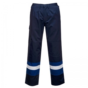 Portwest FR56 Blue Bizflame Offshore Trousers