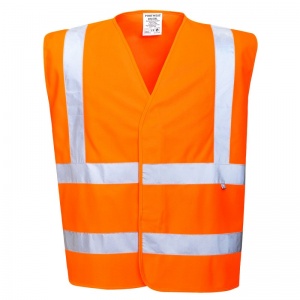 Portwest FR75 Orange High-Vis Flame Resistant Vest