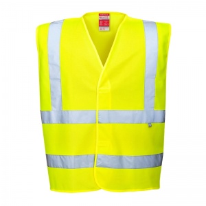 Portwest FR75 Yellow High-Vis Flame Resistant Vest