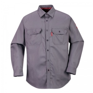 Portwest FR89 Grey Bizflame FR Electrical Shirt