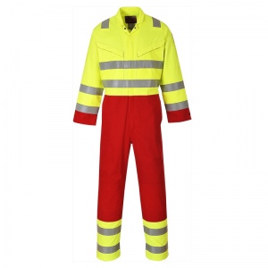 Portwest FR90 High-Vis Bizflame Plus Utility Coveralls