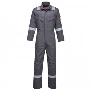 Portwest FR93 Grey Bizflame Ultra PPE Coveralls (Pack of 30)