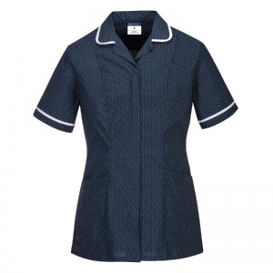 Portwest LW19 Stretch Classic Navy Care Home Tunic