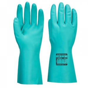 Portwest Nitrosafe Plus Chemical-Resistant Long Grip Gloves A812