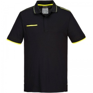 Portwest T722 WX3 Black Eco Polo Shirt