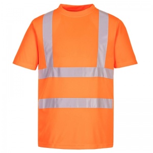 Portwest EC12 Eco Hi-Vis Orange T-Shirt (Pack of 6)