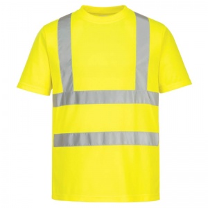 Portwest EC12 Eco Hi-Vis Yellow T-Shirt (Pack of 6)