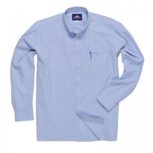 Portwest S117 Blue Long-Sleeve Work Shirt