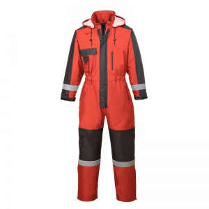 Portwest S585 Red Winter Coveralls