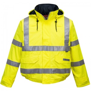 Portwest S773 Yellow Bizflame Rain High-Vis FR Bomber Jacket