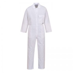 Portwest 2802 White Standard Coveralls with Chest Pocket