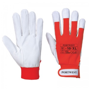 Portwest Tergsus Extra Large Red Leather Gloves A250RE