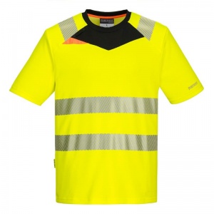 Portwest DX413 DX4 Yellow Hi-Vis T-Shirt