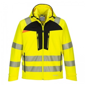 Portwest DX475 DX4 Yellow Hi-Vis Softshell Jacket
