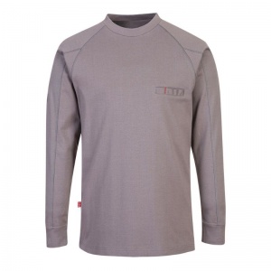 Portwest FR33 Grey Flame Retardant and Anti Static Workwear Top