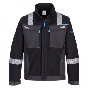 Portwest FR602 Black Chemical Protection and Flame Retardant Jacket