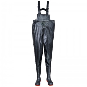 Portwest FW74 S5 Black Safety Chest Waders