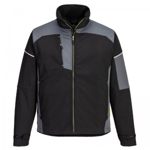 Portwest PW378 PW3 Black and Grey Waterproof Softshell Jacket
