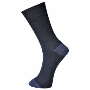 Portwest SK13 Classic Black Cotton Work Socks