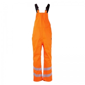 ProGARM 9144 Waterproof Orange Hi-Vis Dungarees