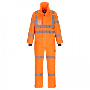 Portwest S593 Orange Industrial Waterproof Coverall