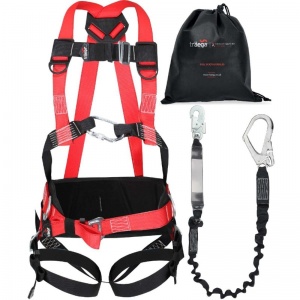 Traega 3-Point Harness and Elasticated Lanyard Fall Arrest Kit