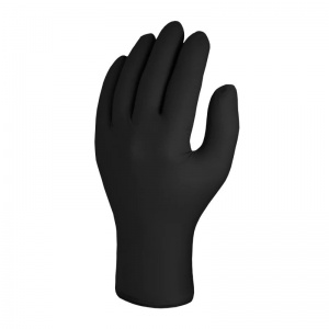 Skytec TX524 Disposable Black Nitrile Medical Gloves (Box of 100)