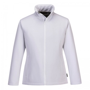 Portwest TK21 Ladies White Fleece Backed Softshell Jacket