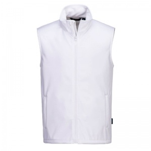 Portwest TK22 Print and Promo Softshell Fleece-Lined Gilet (White)