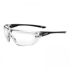 UCi Traega Ledro Plus Wraparound Clear Anti-Scratch and Anti-Fog Safety Glasses