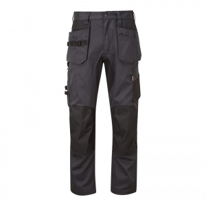 TuffStuff 725 Grey X-Motion Work Trousers with Knee Pad Pockets