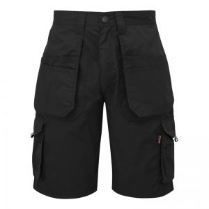 TuffStuff 844 Black Enduro Cargo Style Trade Shorts with Rip Stop Fabric