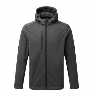 TuffStuff 263 Hale Stretch Pique Fabric Hooded Grey Waterproof Jacket