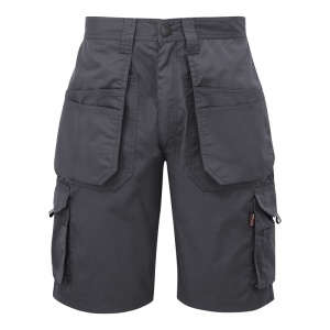 TuffStuff 844 Grey Enduro Work Trade Shorts with Rip Stop Fabric