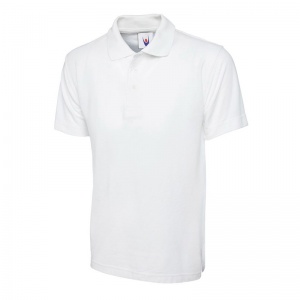 Uneek UC105 Active Pique Work Polo Shirt (White)