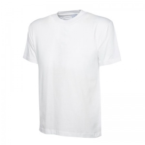 Uneek UC301 Classic 100% Cotton Crew Neck Work T-Shirt (White)