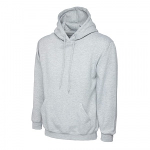 Uneek UC502 Classic Hooded Work Sweatshirt (Grey)
