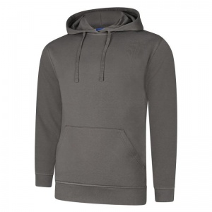 Uneek UC509 Deluxe Unisex Hooded Work Sweatshirt (Steel Grey)