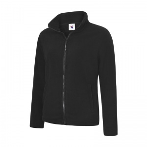 Uneek UC608 Ladies' Classic Full-Zip Fleece Jacket (Black)